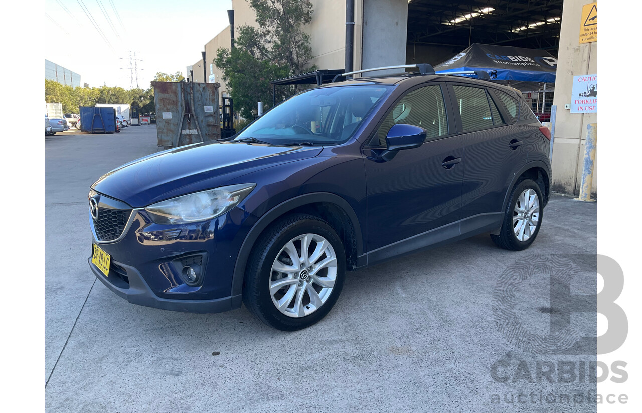 11/2012 Mazda Cx-5 Grand Tourer (4x4) 4d Wagon Stormy Blue Metallic Turbo Diesel 2.2L