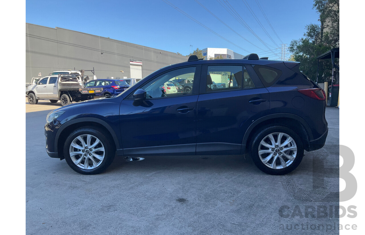 11/2012 Mazda Cx-5 Grand Tourer (4x4) 4d Wagon Stormy Blue Metallic Turbo Diesel 2.2L