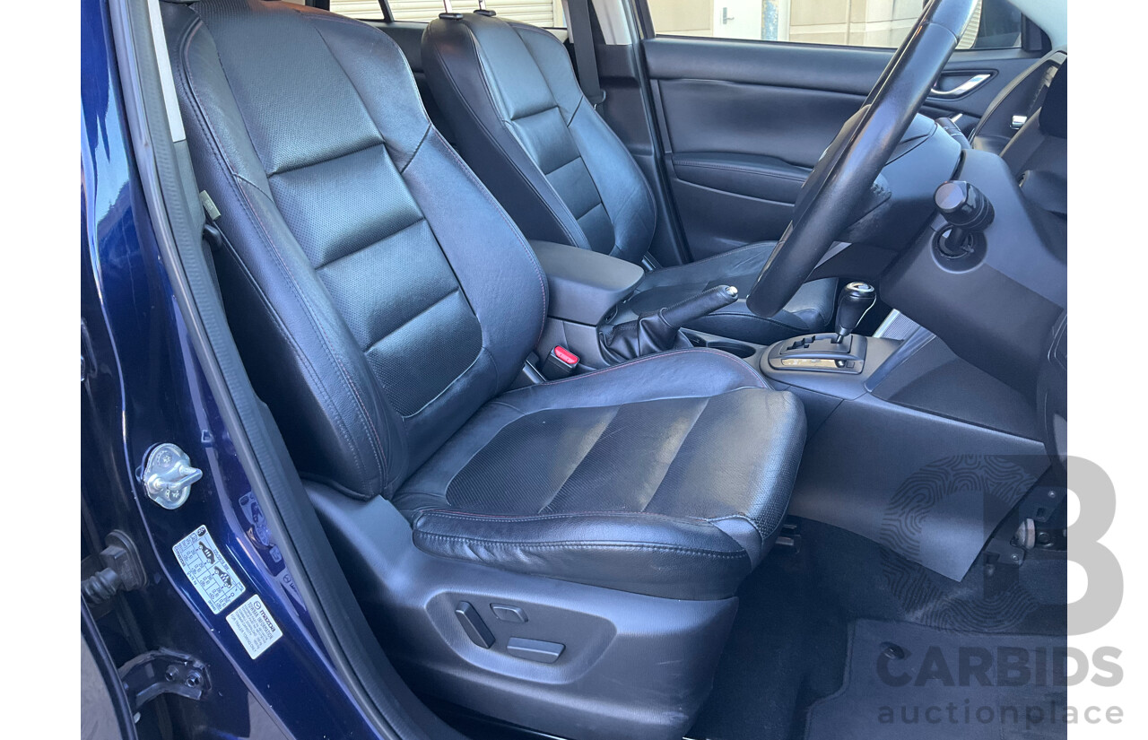 11/2012 Mazda Cx-5 Grand Tourer (4x4) 4d Wagon Stormy Blue Metallic Turbo Diesel 2.2L