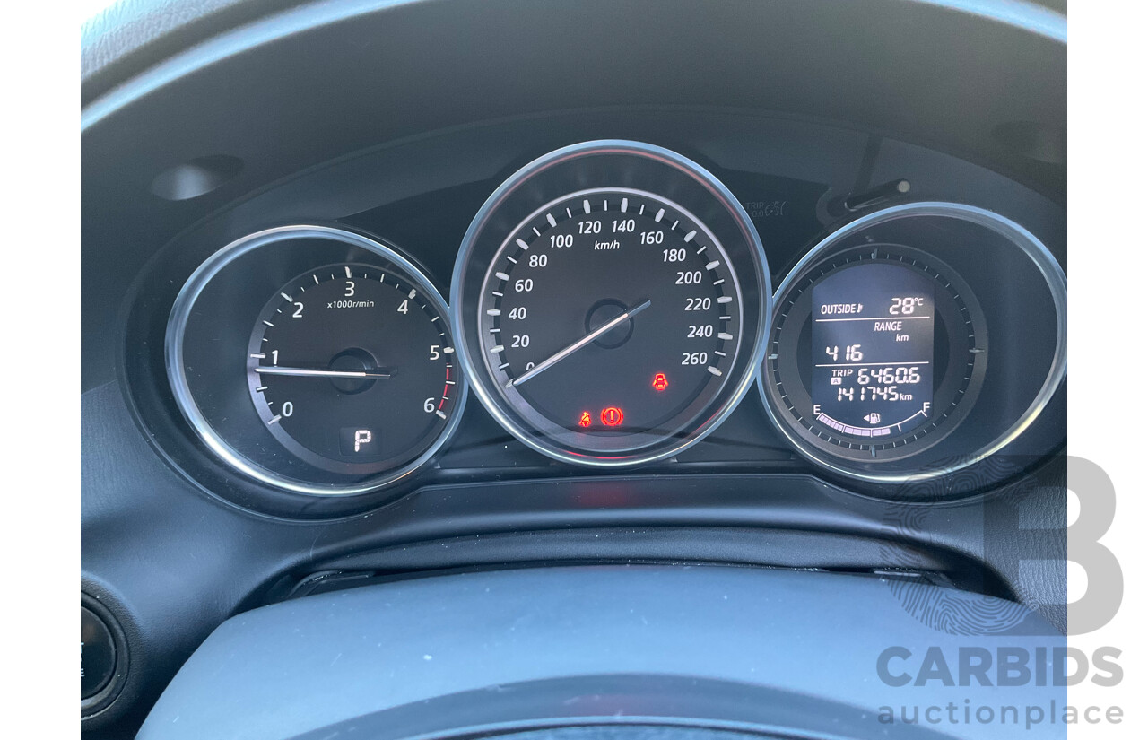 11/2012 Mazda Cx-5 Grand Tourer (4x4) 4d Wagon Stormy Blue Metallic Turbo Diesel 2.2L