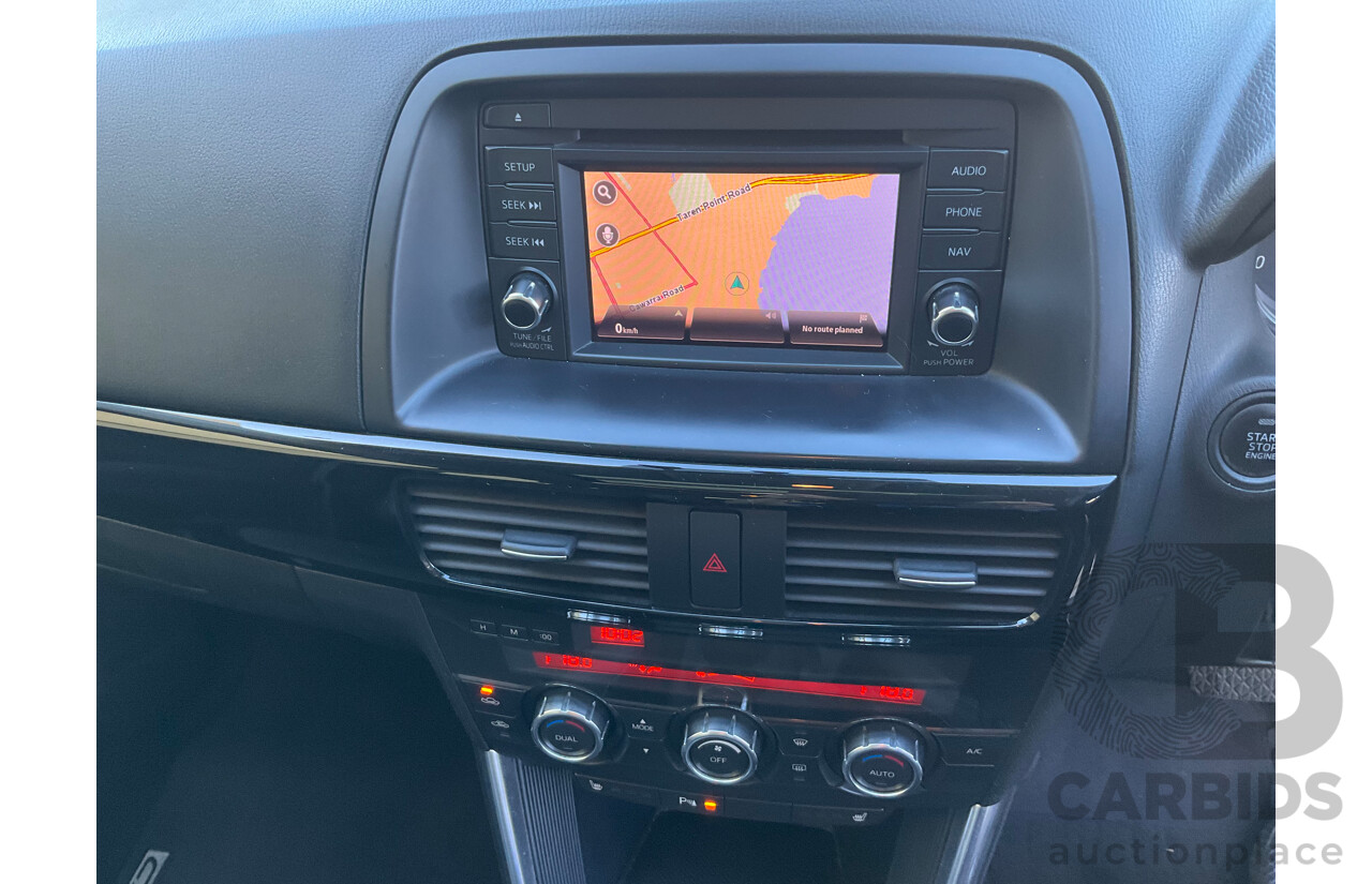 11/2012 Mazda Cx-5 Grand Tourer (4x4) 4d Wagon Stormy Blue Metallic Turbo Diesel 2.2L