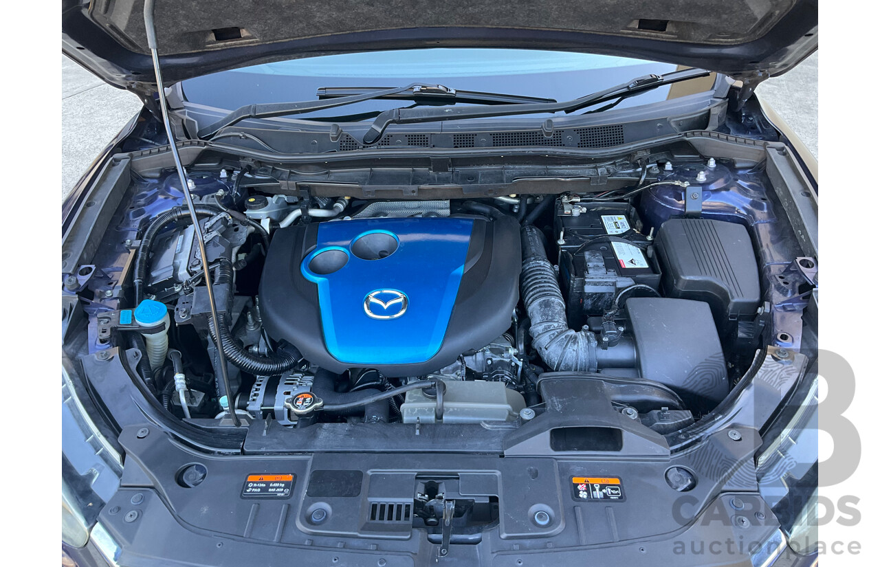11/2012 Mazda Cx-5 Grand Tourer (4x4) 4d Wagon Stormy Blue Metallic Turbo Diesel 2.2L