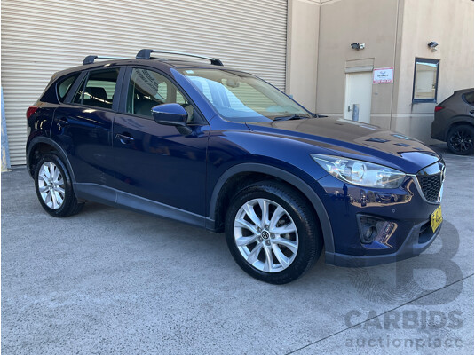 11/2012 Mazda Cx-5 Grand Tourer (4x4) 4d Wagon Stormy Blue Metallic Turbo Diesel 2.2L