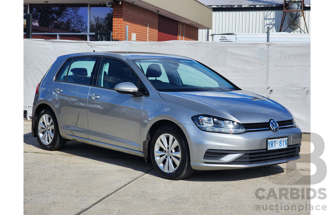 7/2017 Volkswagen Golf 110 TSI Trendline AU MY18 5d Hatchback Silver 1.4L