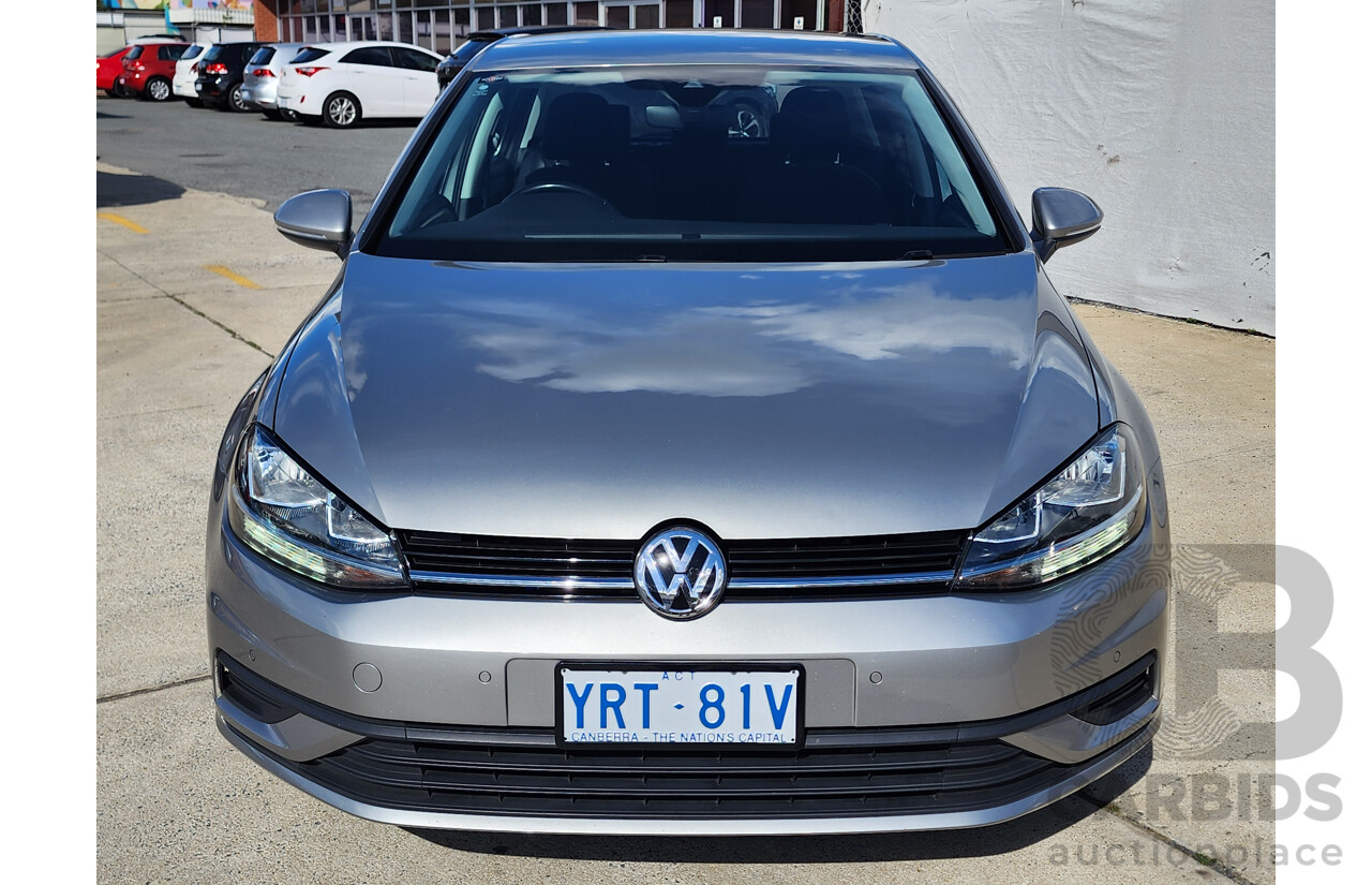 7/2017 Volkswagen Golf 110 TSI Trendline AU MY18 5d Hatchback Silver 1.4L