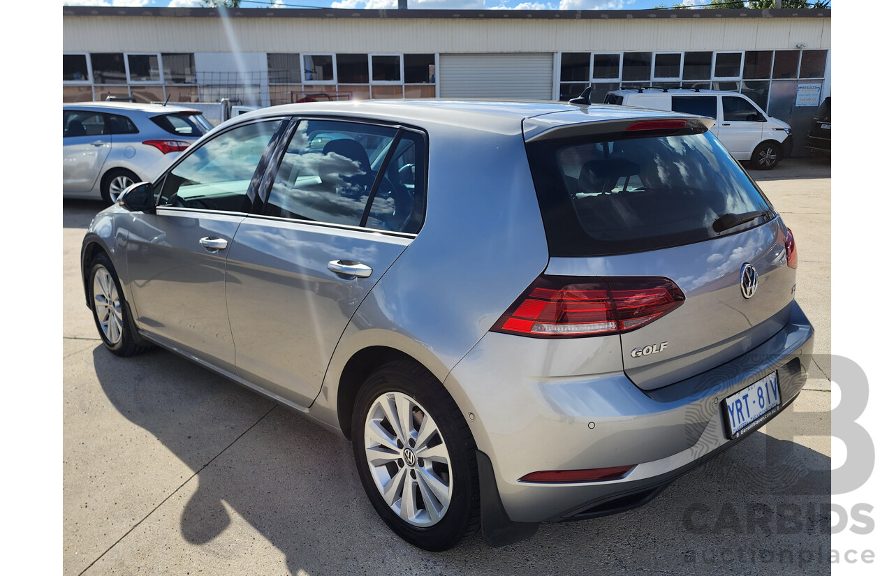 7/2017 Volkswagen Golf 110 TSI Trendline AU MY18 5d Hatchback Silver 1.4L