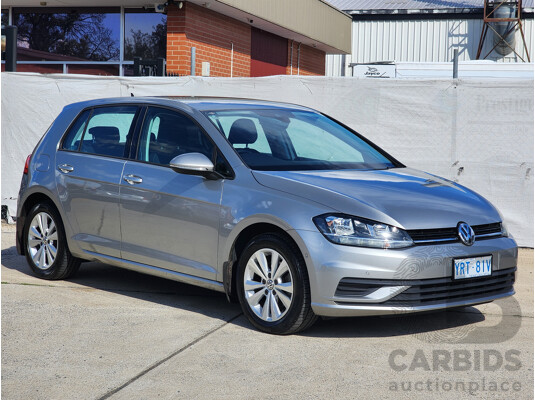 7/2017 Volkswagen Golf 110 TSI Trendline AU MY18 5d Hatchback Silver 1.4L