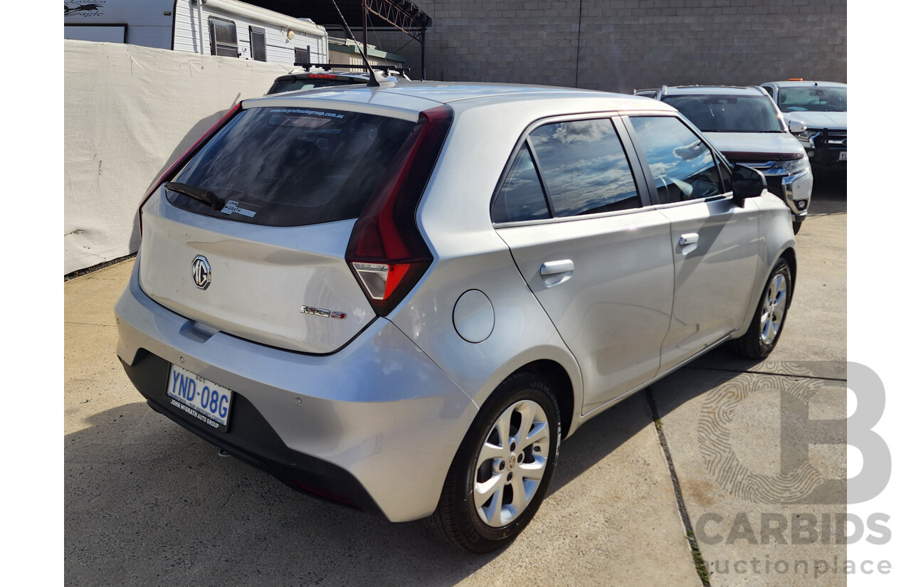 2/2019 M.G. MG3 Core MY18 Update 5d Hatchback Silver 1.5L