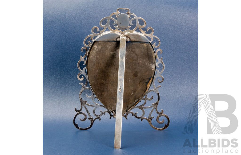 Antique Art Nouveau Silver Bedside Picture Frame, London