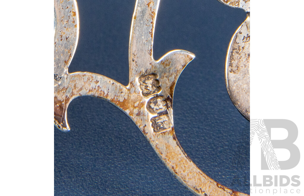 Antique Art Nouveau Silver Bedside Picture Frame, London