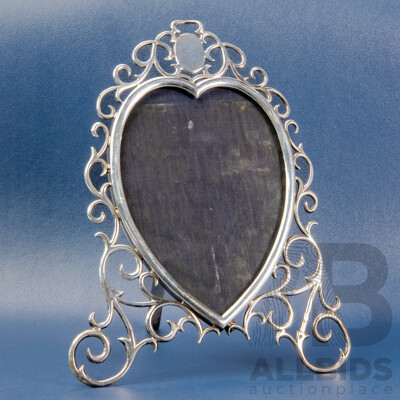 Antique Art Nouveau Silver Bedside Picture Frame, London