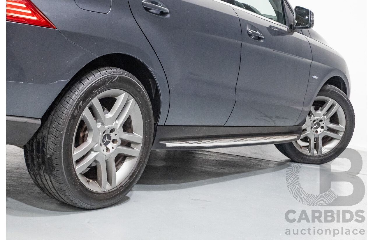 5/2012 Mercedes-Benz ML 250 CDI Bluetec (AWD) 166 4D Wagon Steel Grey Metallic Turbo Diesel 2.1L