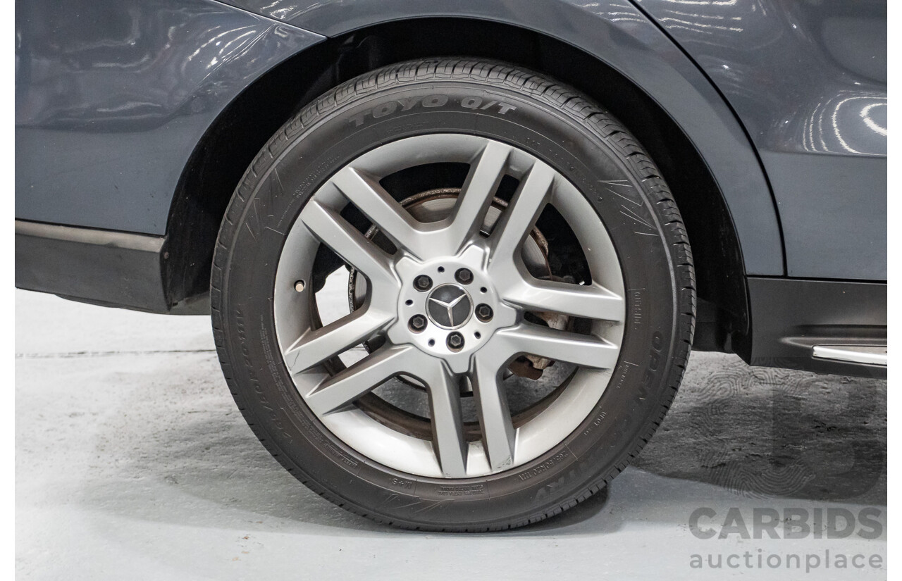 5/2012 Mercedes-Benz ML 250 CDI Bluetec (AWD) 166 4D Wagon Steel Grey Metallic Turbo Diesel 2.1L