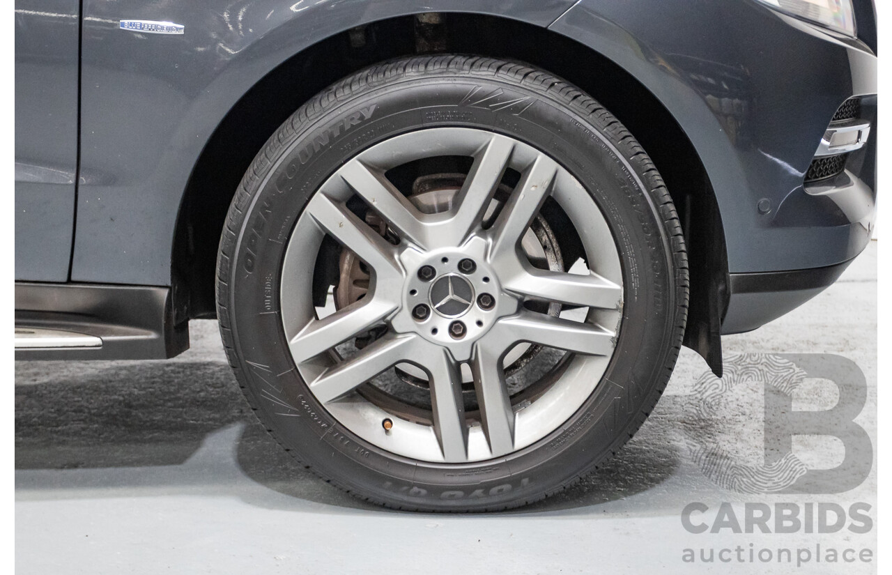 5/2012 Mercedes-Benz ML 250 CDI Bluetec (AWD) 166 4D Wagon Steel Grey Metallic Turbo Diesel 2.1L