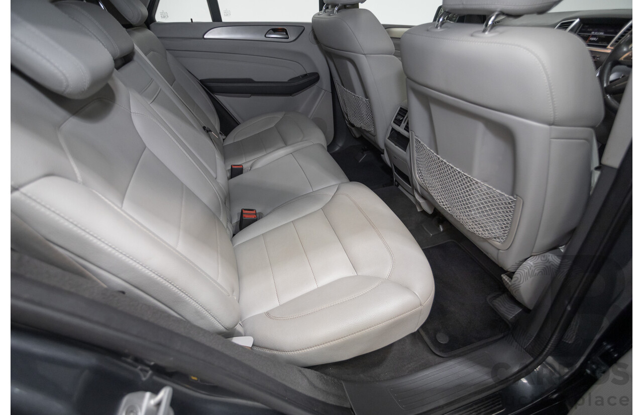 5/2012 Mercedes-Benz ML 250 CDI Bluetec (AWD) 166 4D Wagon Steel Grey Metallic Turbo Diesel 2.1L