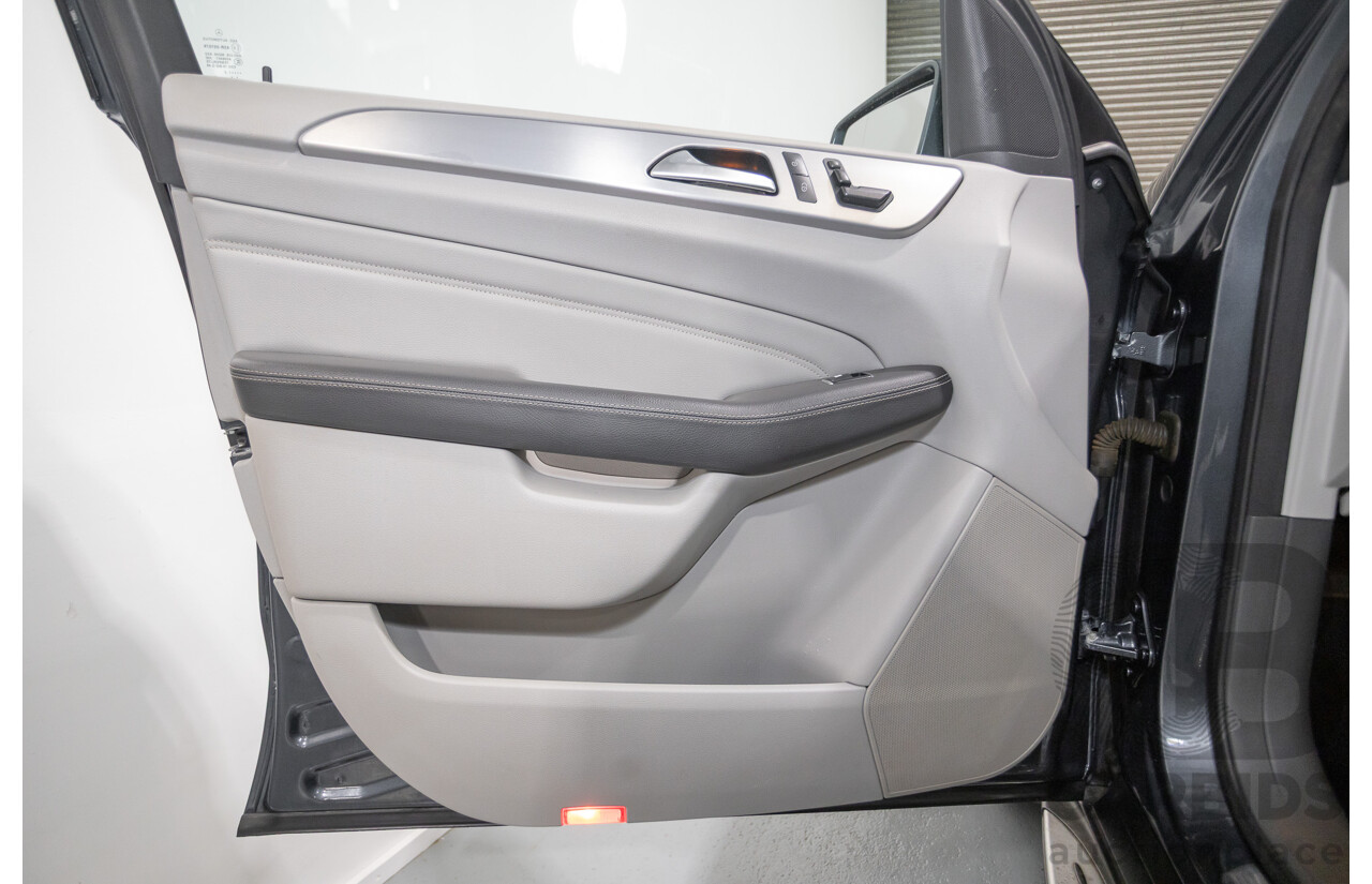 5/2012 Mercedes-Benz ML 250 CDI Bluetec (AWD) 166 4D Wagon Steel Grey Metallic Turbo Diesel 2.1L