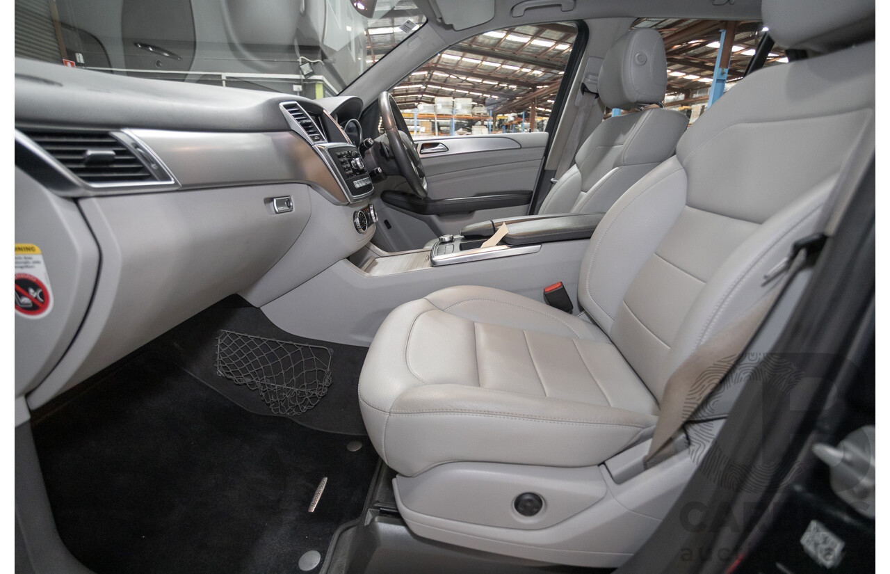 5/2012 Mercedes-Benz ML 250 CDI Bluetec (AWD) 166 4D Wagon Steel Grey Metallic Turbo Diesel 2.1L