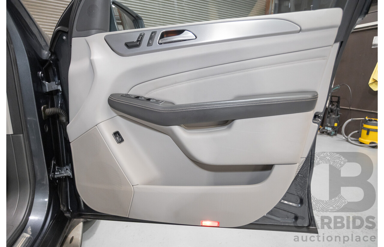 5/2012 Mercedes-Benz ML 250 CDI Bluetec (AWD) 166 4D Wagon Steel Grey Metallic Turbo Diesel 2.1L