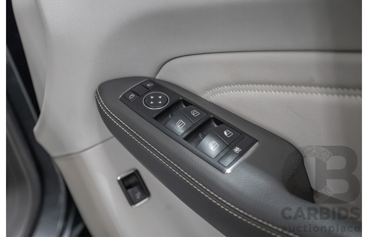 5/2012 Mercedes-Benz ML 250 CDI Bluetec (AWD) 166 4D Wagon Steel Grey Metallic Turbo Diesel 2.1L