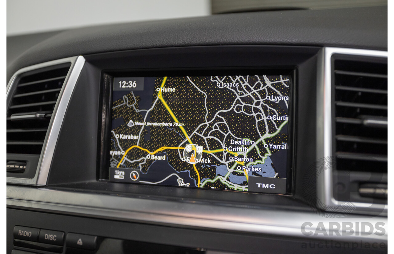 5/2012 Mercedes-Benz ML 250 CDI Bluetec (AWD) 166 4D Wagon Steel Grey Metallic Turbo Diesel 2.1L