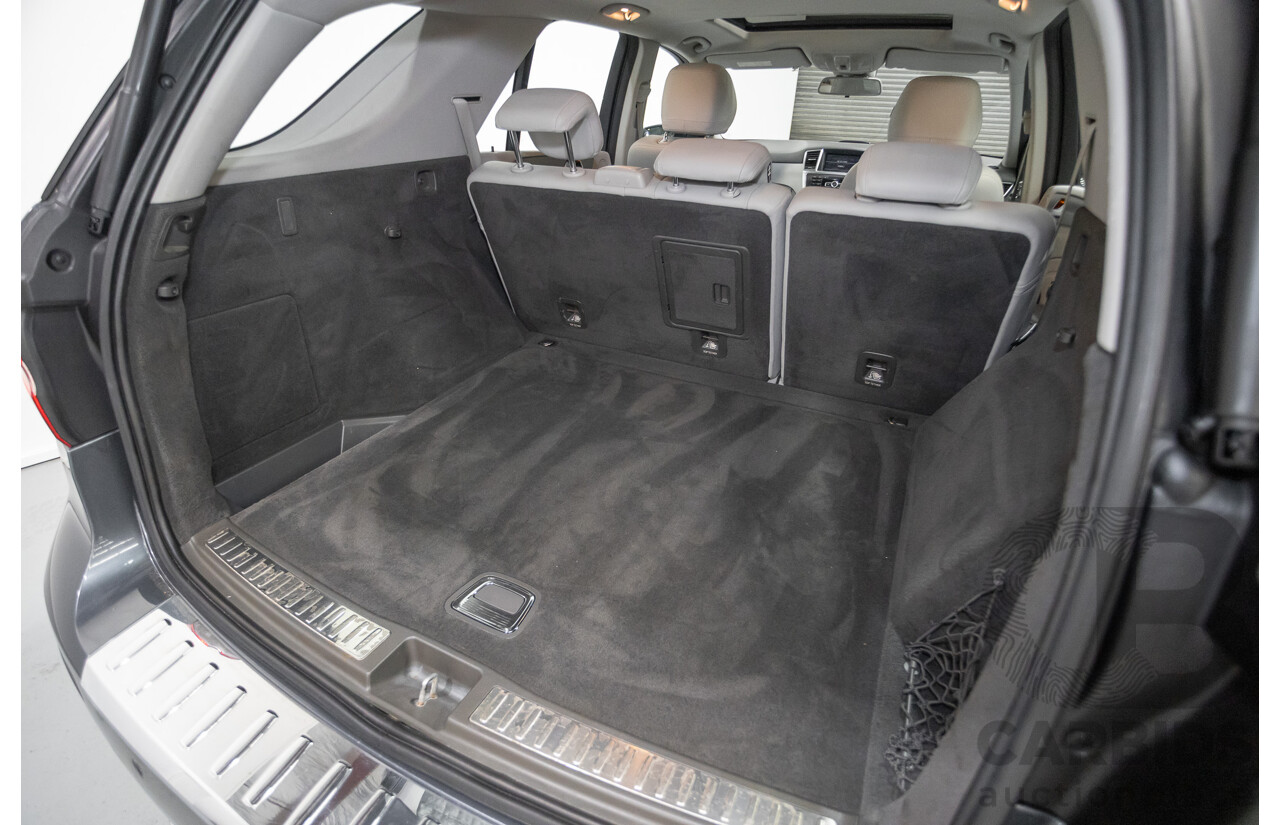 5/2012 Mercedes-Benz ML 250 CDI Bluetec (AWD) 166 4D Wagon Steel Grey Metallic Turbo Diesel 2.1L