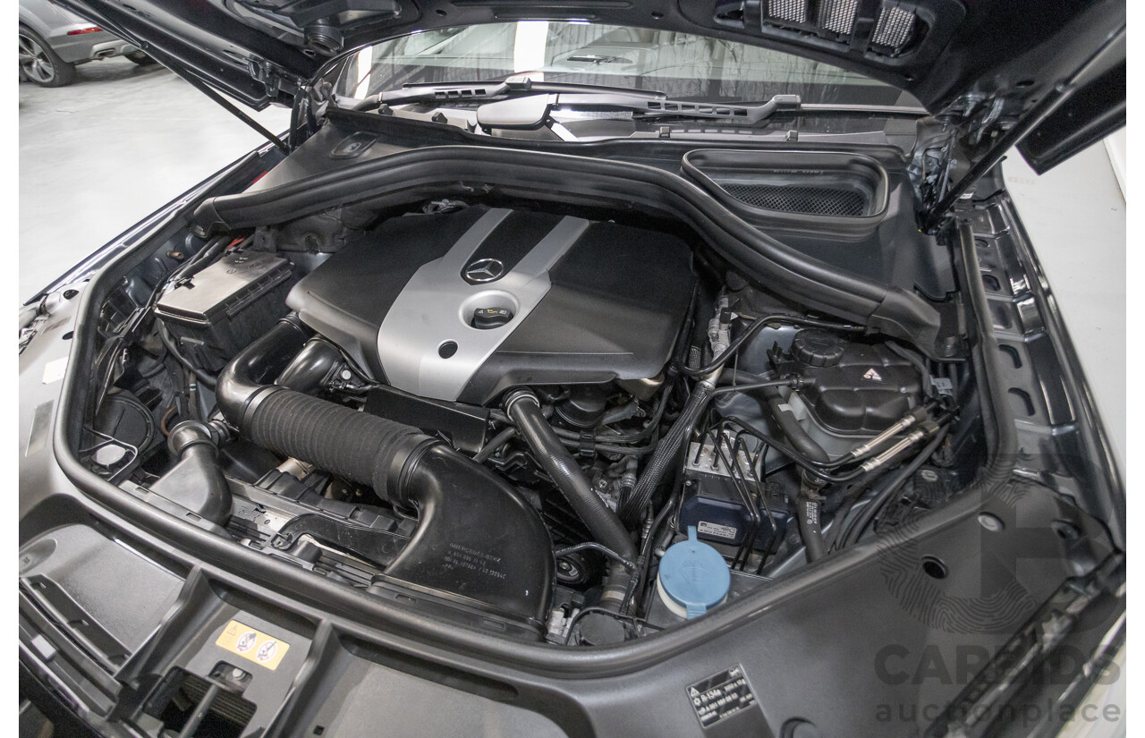 5/2012 Mercedes-Benz ML 250 CDI Bluetec (AWD) 166 4D Wagon Steel Grey Metallic Turbo Diesel 2.1L