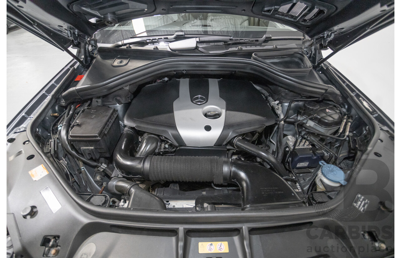 5/2012 Mercedes-Benz ML 250 CDI Bluetec (AWD) 166 4D Wagon Steel Grey Metallic Turbo Diesel 2.1L