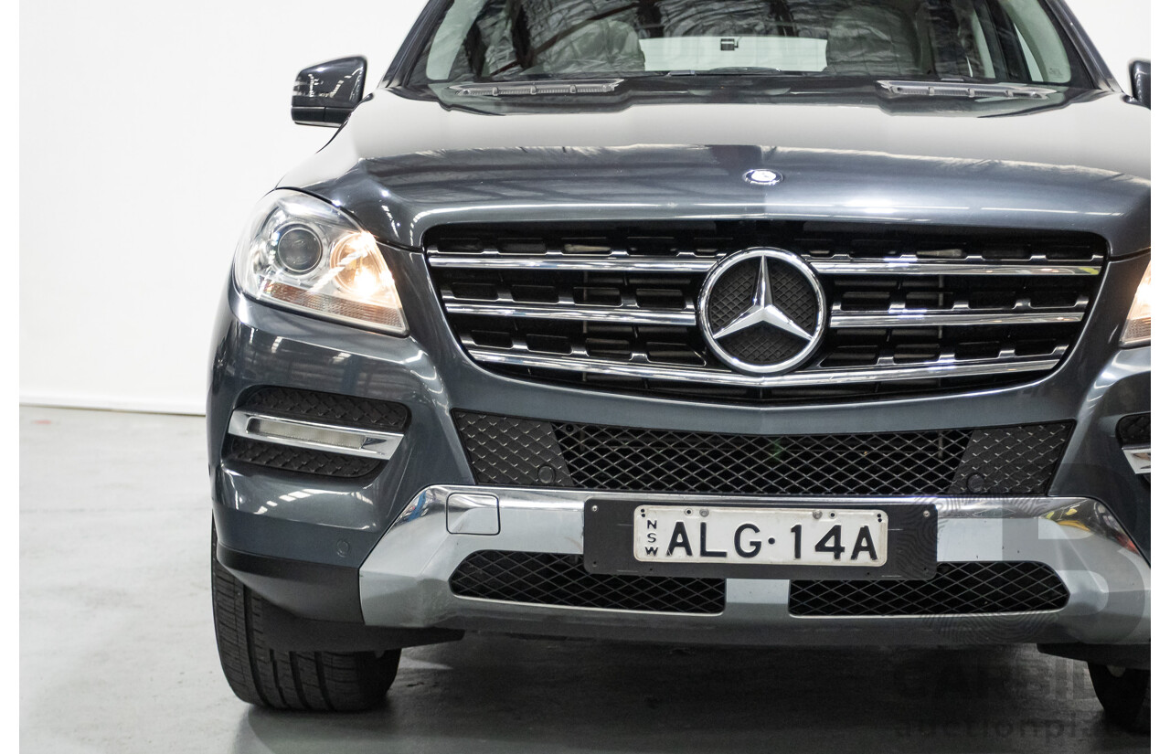 5/2012 Mercedes-Benz ML 250 CDI Bluetec (AWD) 166 4D Wagon Steel Grey Metallic Turbo Diesel 2.1L