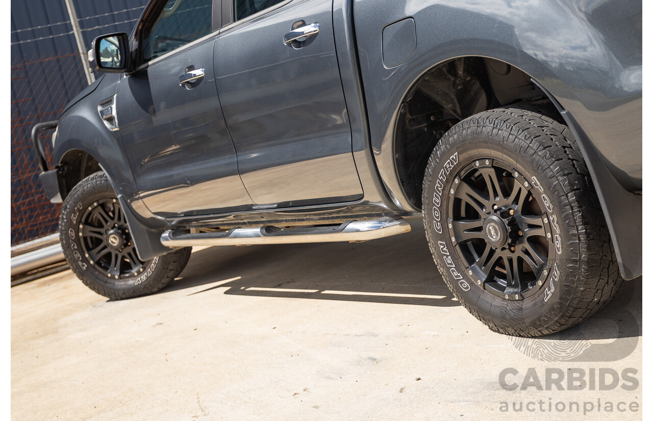 02/2015 Ford Ranger XLT 3.2 (4x4) PX Dual Cab Utility Grey Turbo Diesel 3.2L