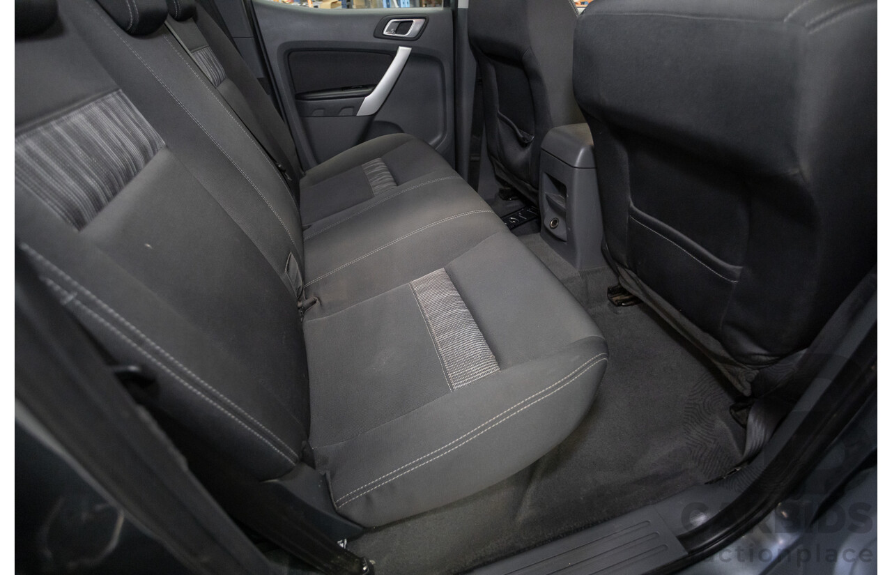 02/2015 Ford Ranger XLT 3.2 (4x4) PX Dual Cab Utility Grey Turbo Diesel 3.2L