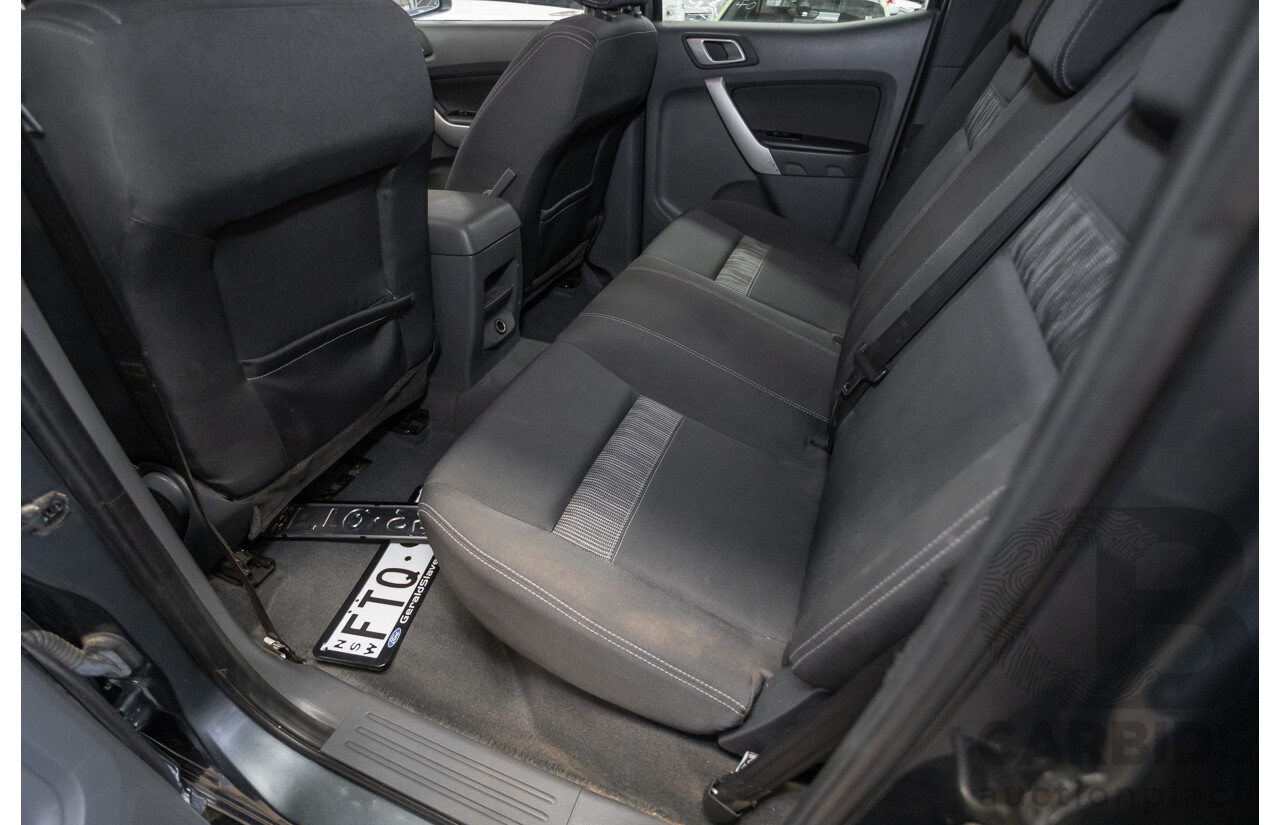 02/2015 Ford Ranger XLT 3.2 (4x4) PX Dual Cab Utility Grey Turbo Diesel 3.2L