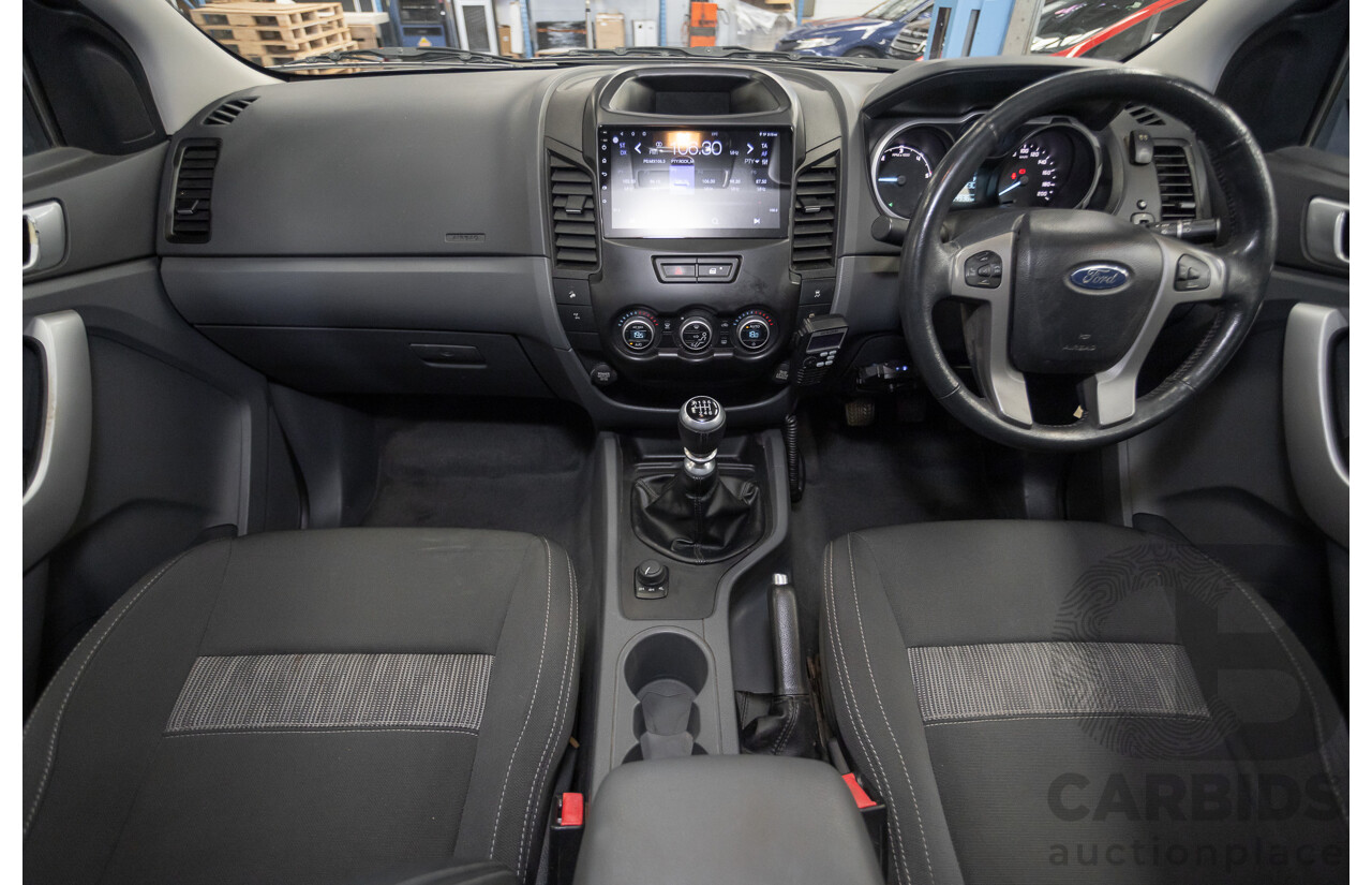 02/2015 Ford Ranger XLT 3.2 (4x4) PX Dual Cab Utility Grey Turbo Diesel 3.2L