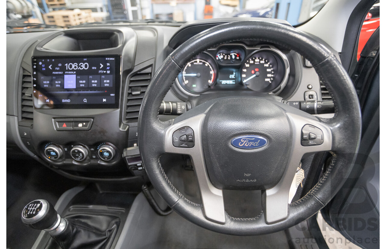 02/2015 Ford Ranger XLT 3.2 (4x4) PX Dual Cab Utility Grey Turbo Diesel 3.2L