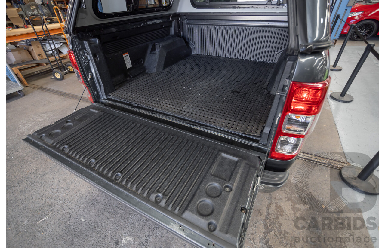 02/2015 Ford Ranger XLT 3.2 (4x4) PX Dual Cab Utility Grey Turbo Diesel 3.2L