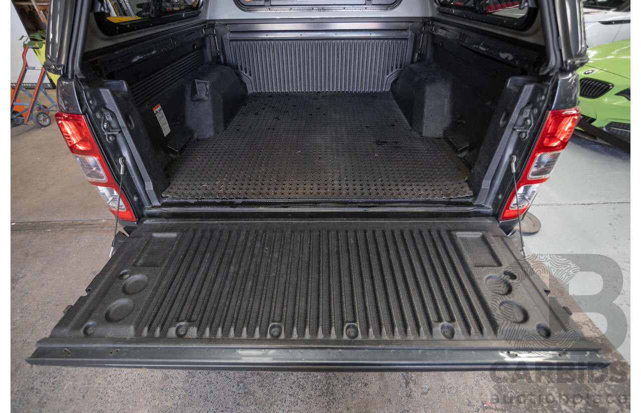 02/2015 Ford Ranger XLT 3.2 (4x4) PX Dual Cab Utility Grey Turbo Diesel 3.2L