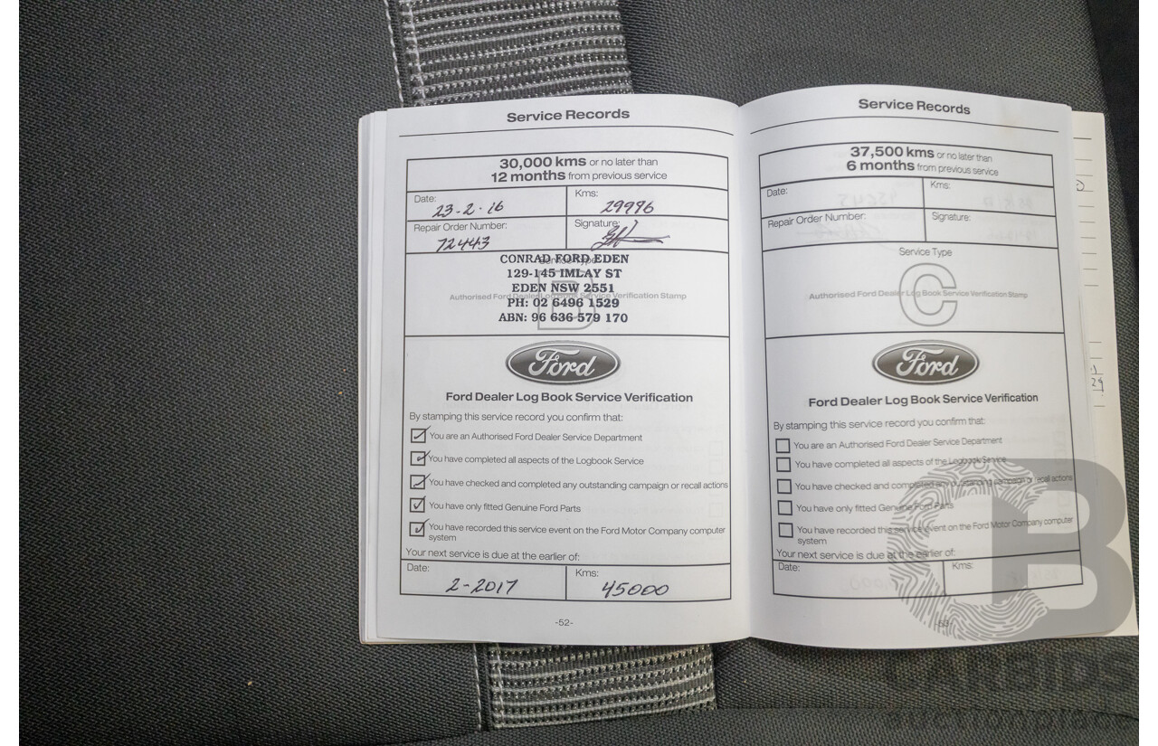 02/2015 Ford Ranger XLT 3.2 (4x4) PX Dual Cab Utility Grey Turbo Diesel 3.2L