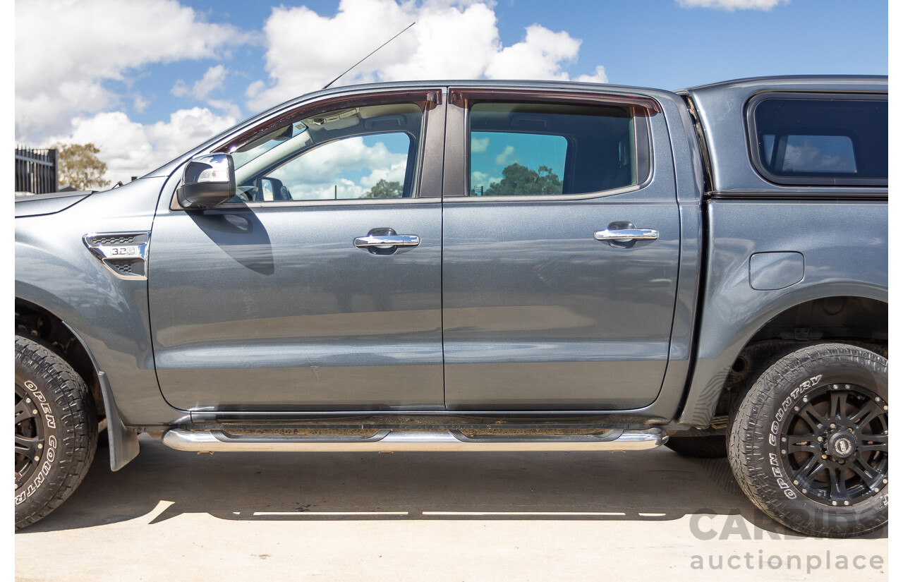 02/2015 Ford Ranger XLT 3.2 (4x4) PX Dual Cab Utility Grey Turbo Diesel 3.2L