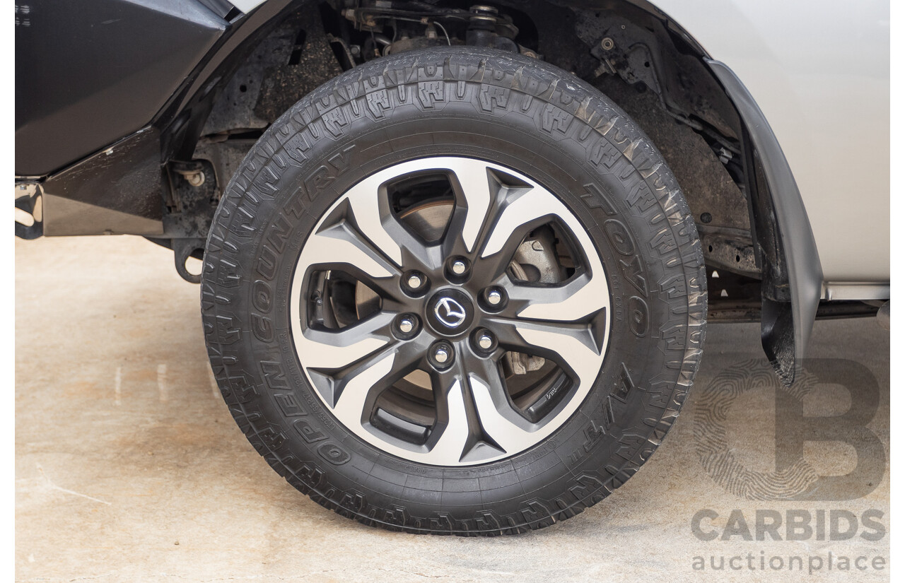 01/2017 Mazda BT-50 XTR (4x4) MY16 Dual Cab Utility Silver Turbo Diesel 3.2L