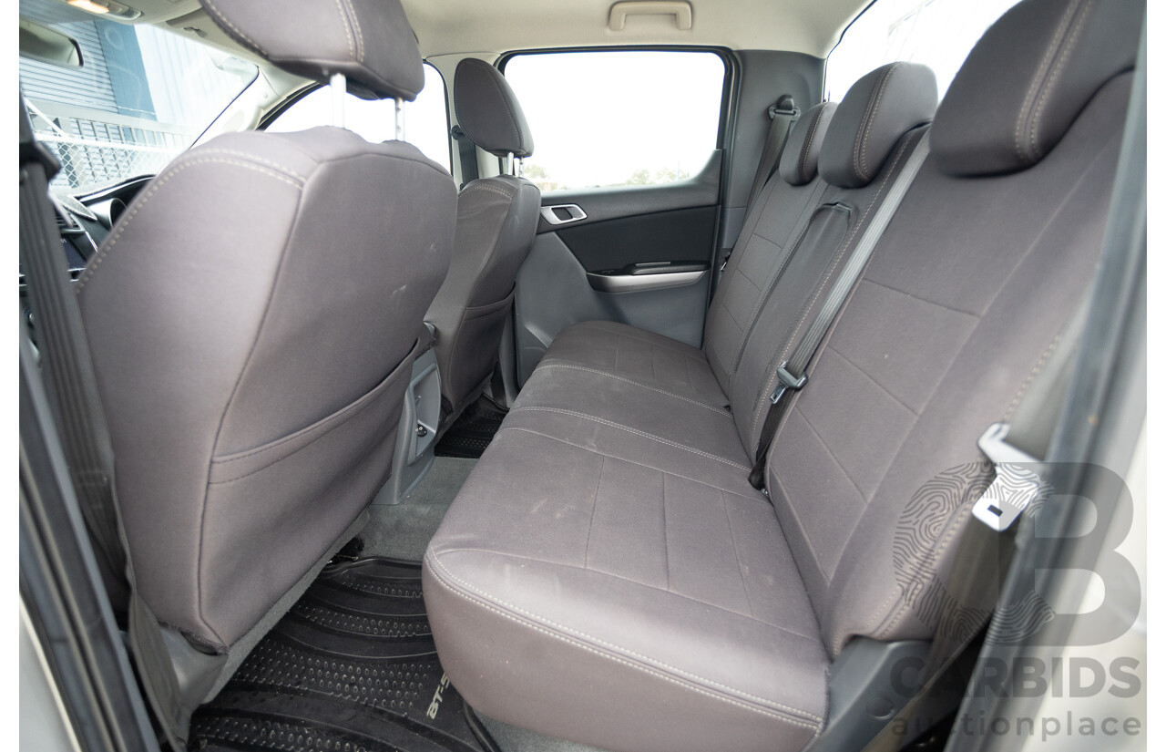 01/2017 Mazda BT-50 XTR (4x4) MY16 Dual Cab Utility Silver Turbo Diesel 3.2L