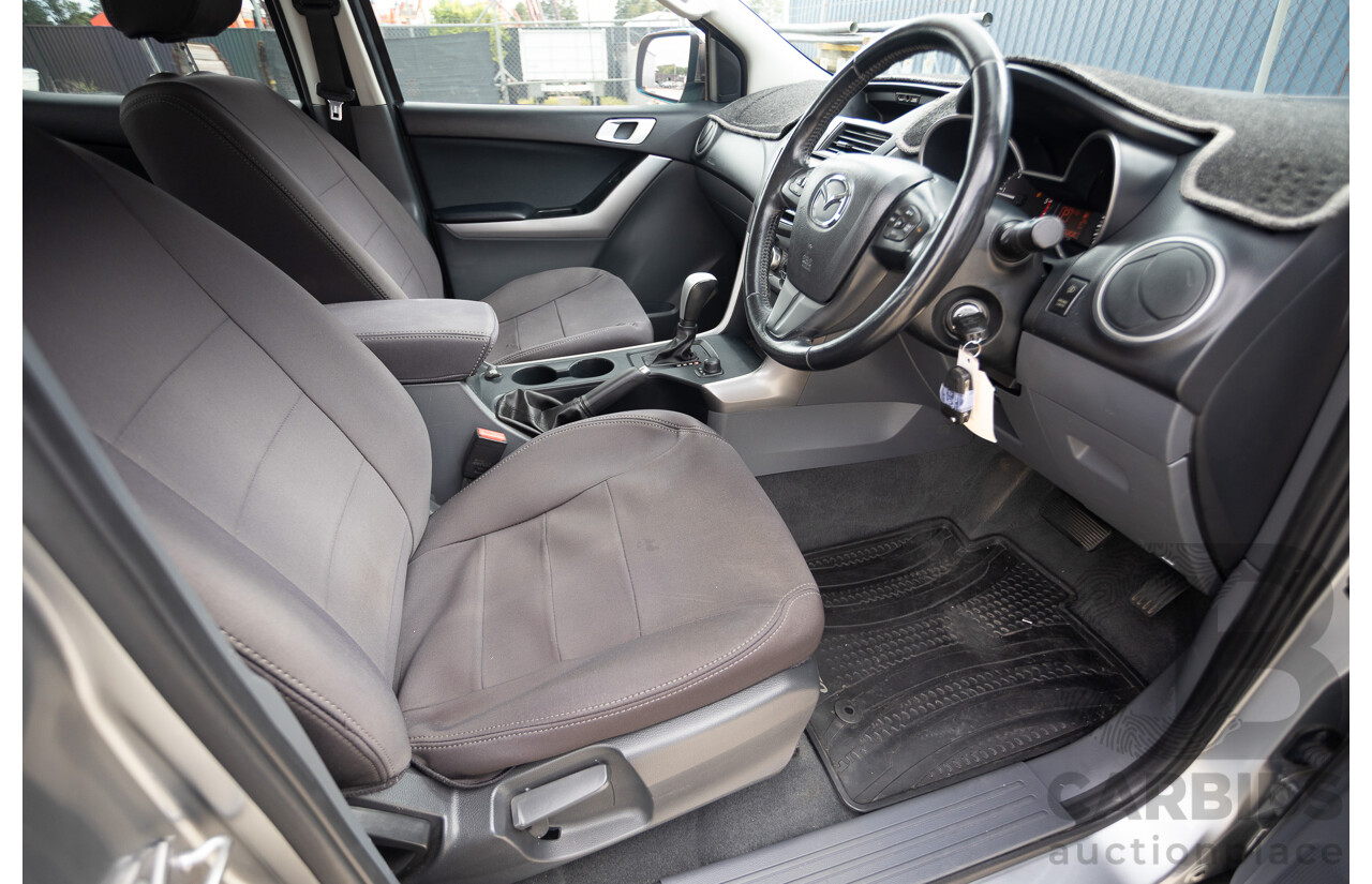 01/2017 Mazda BT-50 XTR (4x4) MY16 Dual Cab Utility Silver Turbo Diesel 3.2L