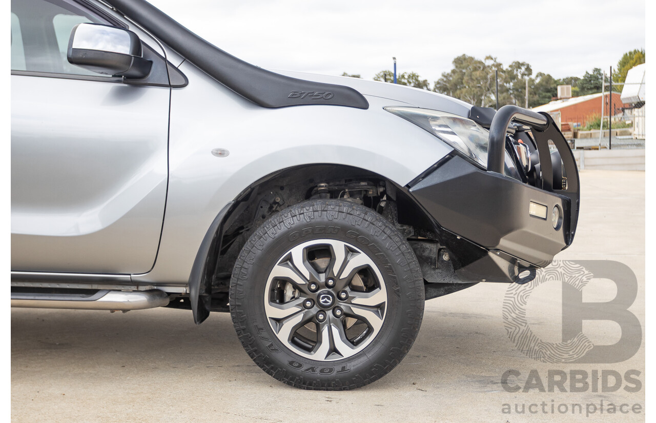 01/2017 Mazda BT-50 XTR (4x4) MY16 Dual Cab Utility Silver Turbo Diesel 3.2L