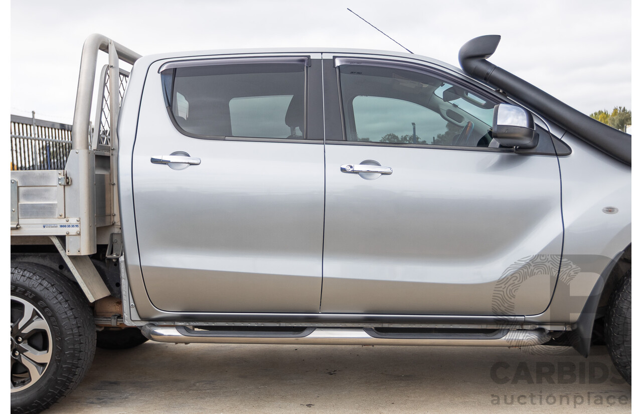 01/2017 Mazda BT-50 XTR (4x4) MY16 Dual Cab Utility Silver Turbo Diesel 3.2L