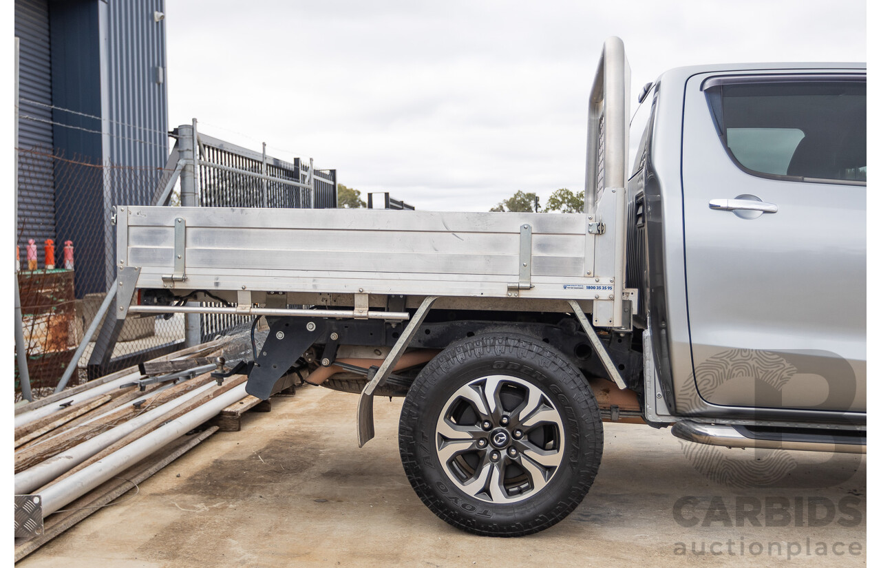 01/2017 Mazda BT-50 XTR (4x4) MY16 Dual Cab Utility Silver Turbo Diesel 3.2L