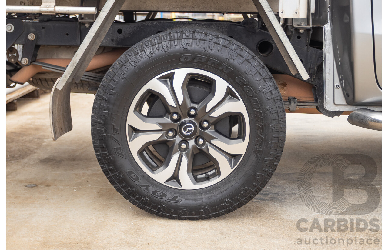 01/2017 Mazda BT-50 XTR (4x4) MY16 Dual Cab Utility Silver Turbo Diesel 3.2L