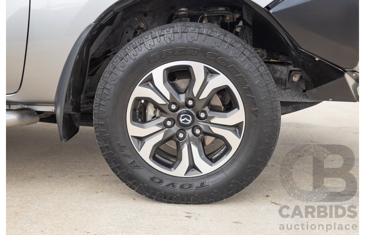 01/2017 Mazda BT-50 XTR (4x4) MY16 Dual Cab Utility Silver Turbo Diesel 3.2L