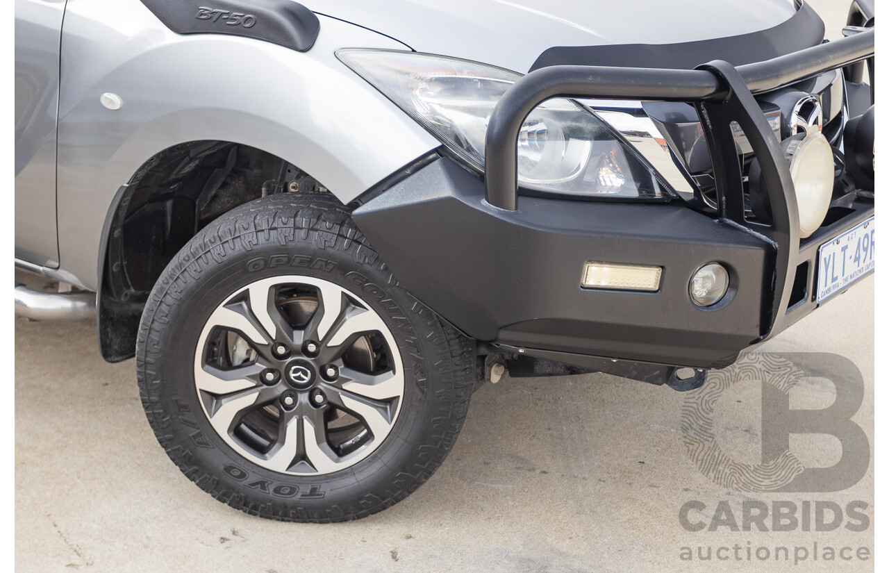 01/2017 Mazda BT-50 XTR (4x4) MY16 Dual Cab Utility Silver Turbo Diesel 3.2L
