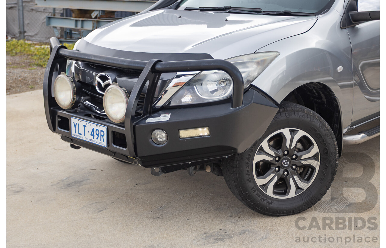 01/2017 Mazda BT-50 XTR (4x4) MY16 Dual Cab Utility Silver Turbo Diesel 3.2L