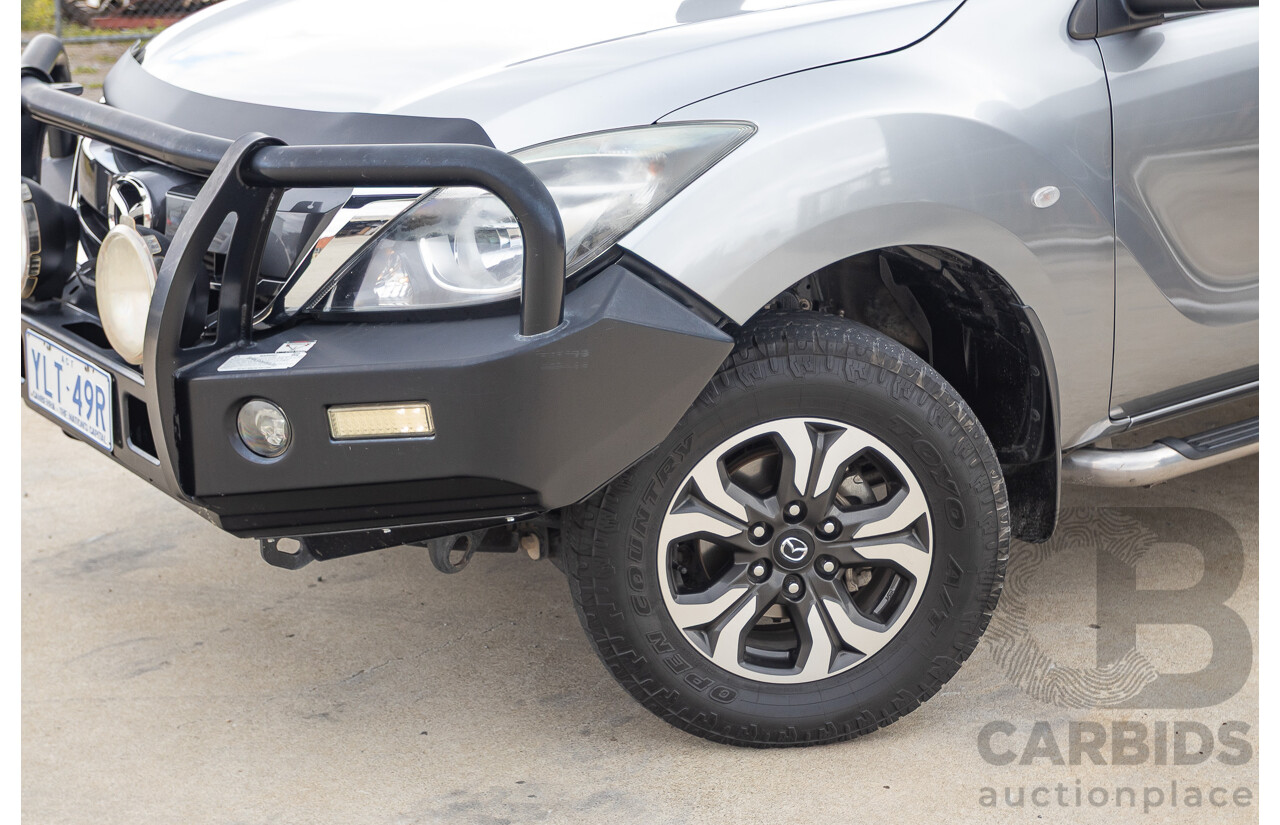 01/2017 Mazda BT-50 XTR (4x4) MY16 Dual Cab Utility Silver Turbo Diesel 3.2L