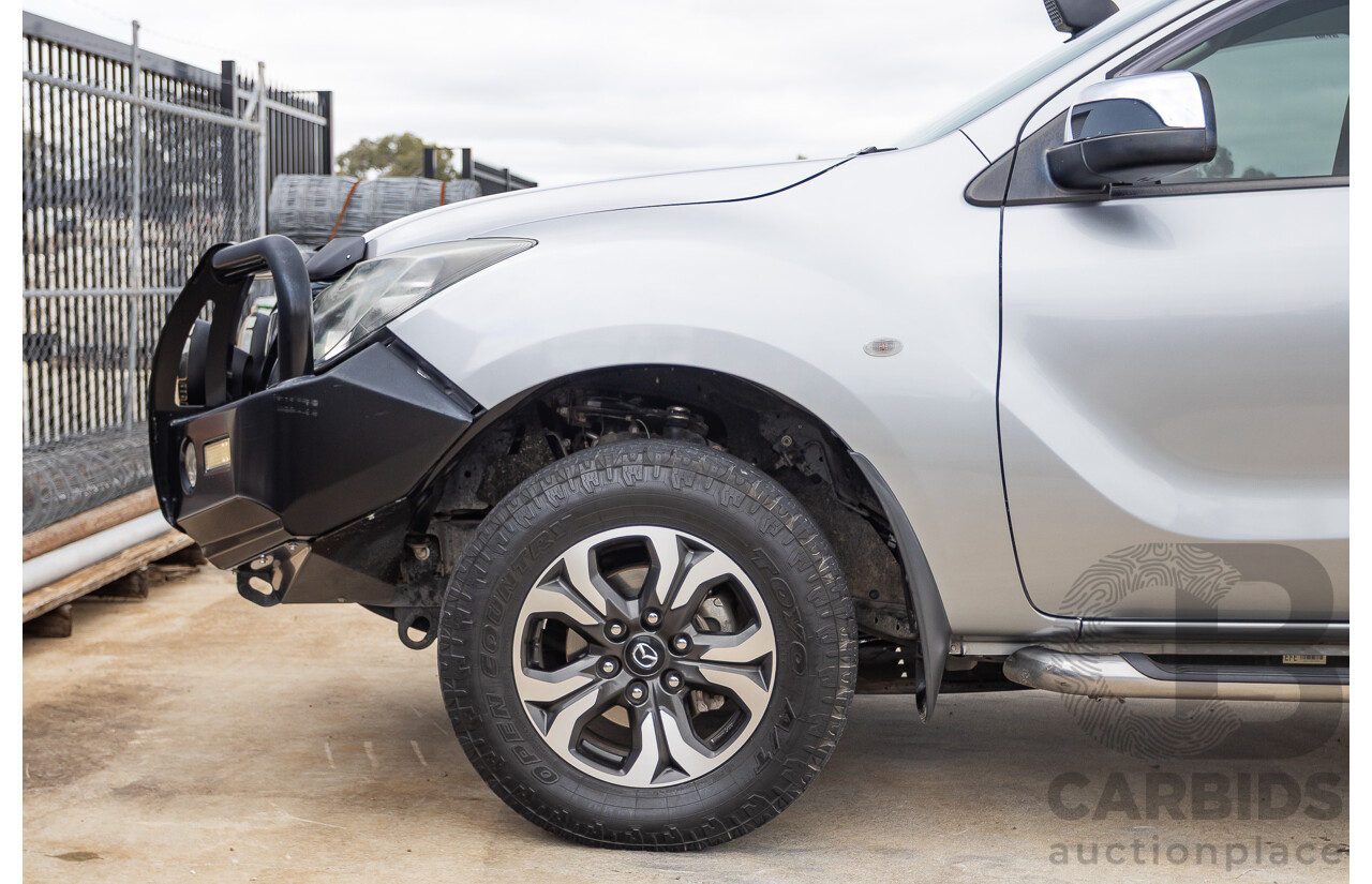 01/2017 Mazda BT-50 XTR (4x4) MY16 Dual Cab Utility Silver Turbo Diesel 3.2L