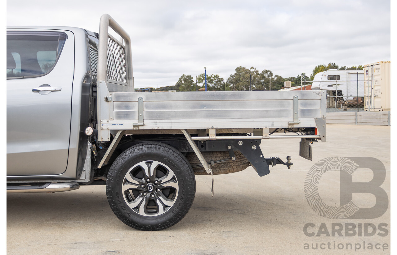 01/2017 Mazda BT-50 XTR (4x4) MY16 Dual Cab Utility Silver Turbo Diesel 3.2L